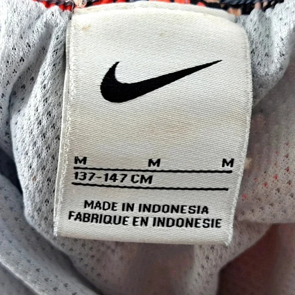 Nike Boys Swim Shorts - Floral/Leaf Hawaiian Pattern - sz M - Picture 5 of 6